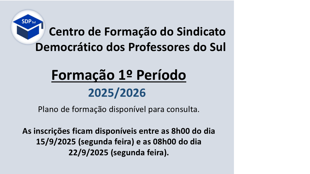 Plano de formação 1º período 2025-2026 - ATUALIZADO A 12/9/2025