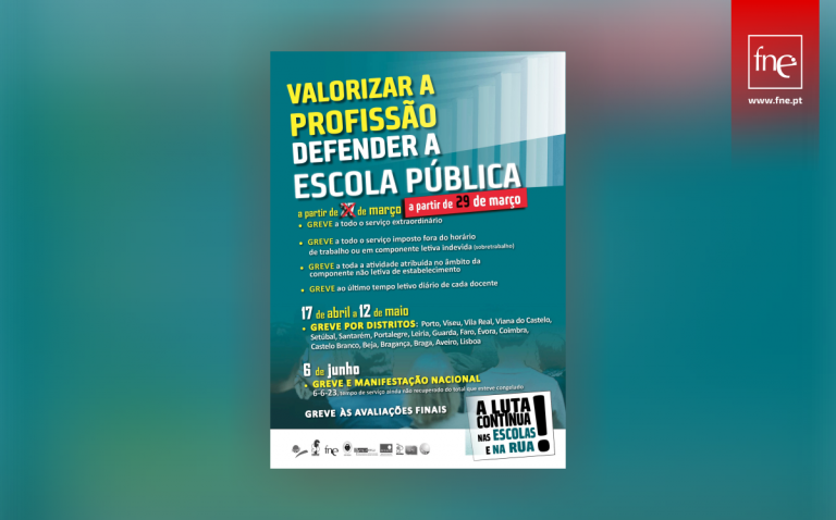 Nova data! Pré-avisos de greves ao serviço extraordinário, serviço imposto fora do horário de trabalho, CNLE e último tempo letivo diário