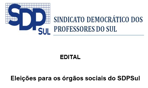Eleições para os órgãos sociais do SDPSul