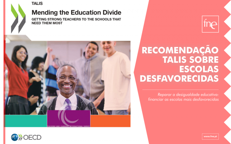 TALIS recomenda - Reparar a desigualdade educativa: financiar as escolas mais desfavorecidas