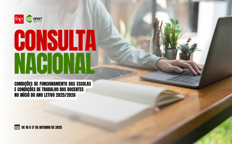 Responda ao Inquérito FNE/AFIET a docentes sobre condições de abertura do ano letivo